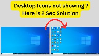 How to Fix Desktop Icons Not Showing on Windows 10 8 and 7 [upl. by Ydospahr735]