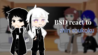 BSD react to shin soukoku  Akutagawa X Atsushi  SSKK [upl. by Raji854]