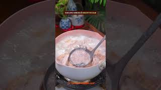 EASY PORK OFFAL RICE NOODLE SOUP RECIPE recipe cooking chinesefood pork noodles soup [upl. by Anirual]