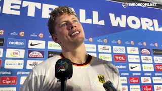 Moritz Wagner wants to enjoy the celebration after beating Team USA [upl. by Nevsa108]