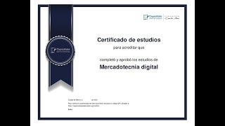 Curso Mercadotecnia Digital de la página capacitateparaelempleoorg [upl. by Afirahs611]