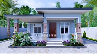 7 x 92 Meter House Design  Simple House 2Bedrooms [upl. by Diego]