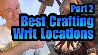 ESO Crafting Writs Best Locations Guide  Ebonheart Pact Part 2 [upl. by Tadich]