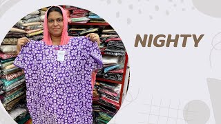 Sep 15 2024 Cotton nighty Star shawl kada ernakulam 9495927289 [upl. by Mireielle531]