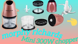 BEST CHOPPER OF INDIA morphy richards Mini 300 Watt Chopper with 4 Blades Rose Gold [upl. by Winna]