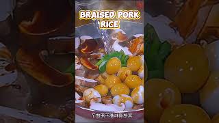 BRAISED PORK RICE food recipe cook cooking foodblogger delicious foodie [upl. by Filbert]