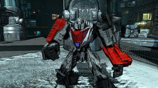 WFC Megatron Showcase in Transformers Fall Of Cybertron [upl. by Airbmac]