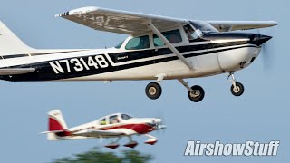 10 Hours of Airplanes EAA AirVenture Oshkosh ArrivalsDepartures MegaCompilation 2023 [upl. by Chloette828]