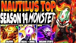 My New Nautilus Top Season 14 Build Guide is an OP IMMORTAL MONSTER 🔥 LoL Top Nautilus s14 Gameplay [upl. by Rubetta]