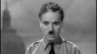 Charlie Chaplin  Final Speech from The Great Dictator Clip [upl. by Ashlen]