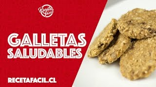 Receta Fácil de Galletas Saludables de Avena Manzana y Platano Veganas [upl. by Eemla]