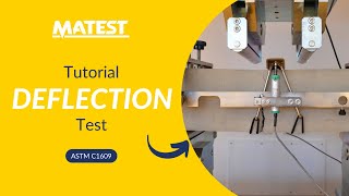 How to Perform a Deflection Test on FRC Beams  ASTM C1609 [upl. by Fletcher]