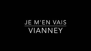 Je men vais  Vianney karaoke piano [upl. by Itsud]