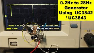 560 Adjustable Frequency Generator Using UC3842  UC3843 How To Calculate Switching Frequency [upl. by Asiruam]