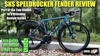 SKS Speedrocker Fender  Mudguard Review Perfect for Gravel CX Bikes with Disc Brakes [upl. by Aiket]