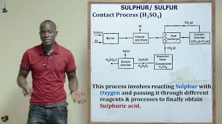 7 Largescale Manufacture of Sulphuric Acid Contact Process Chemistry Form 3 [upl. by Areis]