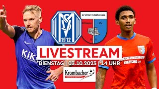 RELIVE SV Meppen vs SV DrochtersenAssel  Krombacher Niedersachsenpokal Halbfinale [upl. by Renba580]