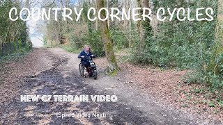 COUNTRY CORNER CYCLES C7 DOUBLE 15AH BATTERY TERRAIN VIDEO [upl. by Bonilla]