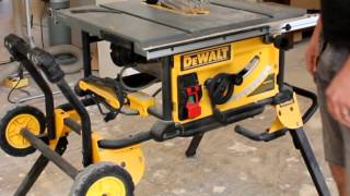 DeWalt DWE7491RS Jobsite Table Saw [upl. by Nunnery12]