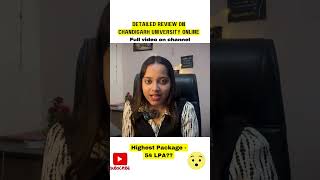 Review on Chandigarh University Online Courses [upl. by Arlana]