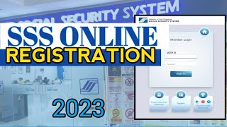 SSS ONLINE REGISTRATION 2023 STEP BY STEP PROCESS [upl. by Nerua]