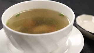 Clear Chicken Soup  Sanjeev Kapoor Khazana [upl. by Jorgensen]