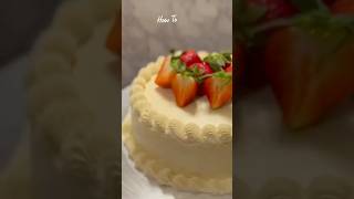 Holiday Cake Topped with Strawberries [upl. by Cornelius]