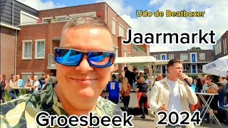 Jaarmarkt Groesbeek 2024 Reporter Udo de Beatboxer [upl. by Archambault]