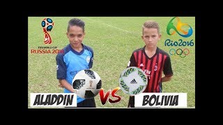 BOLA COPA DA RUSSIA 2018 vs BOLA DAS OLIMPIADAS 2016 Teve Gol de Bicicleta [upl. by Hairym]