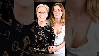 MERYL STREEP AND EMILY BLUNT FRIENDSHIP  DEVIL WEARS PRADA  INTO THE WOODS  MARY POPPINS RETURNS [upl. by Bena]