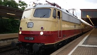 AKE Rheingold mit E10 1309 und V60 Ankunft und Rangieren in Trier Hbf [upl. by Ricky]