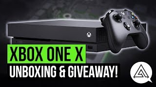 Xbox One X Unboxing amp Giveaway [upl. by Brad]