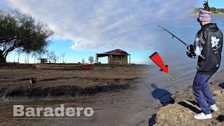 PESCA en BARADERO Taruchas y pesca VARIADA MUCHA COSTA y RANCHO  Paraje La Bataraza [upl. by Aelahc]