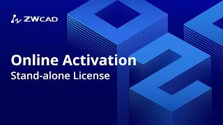 Online Activation Standalone License  ZWCAD Activation Tutorial [upl. by Atteragram]