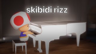 toad sings skibidi rizz hallelujah brain rot cover [upl. by Anirdua708]