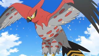 All of Ashs Talonflames battles in the Kalos League [upl. by Eeralav]