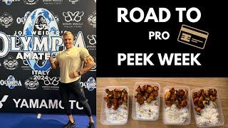 PEAK WEEK przed zawodami o KARTE PROđź’ł  MrOlympia Italy [upl. by Jehius]