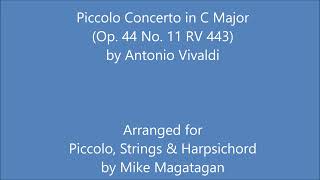 Piccolo Concerto Op 44 No 11 RV 443 for Piccolo Strings amp Harpsichord [upl. by Landing506]