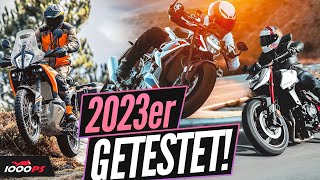 Motorrad Highlights 2023 schon gefahren BMW M 1000 R Honda Hornet KTM 890 Adventure [upl. by Ineslta224]