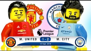 LEGO Manchester United 1  2 Manchester City  Premier League 2016  2017 [upl. by Augustine]