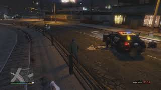 GTA V ballas vs vagos and cops shoot out part 7 [upl. by Kacey]