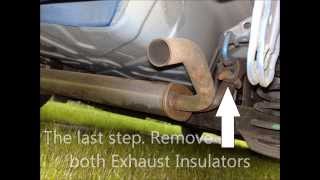 Toyota Aygo C1 Peugeot 107 How to Replace Remove Install Exhaust System Auspuff erneuern wechseln [upl. by Nabila61]