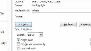 How to perform advanced search options when working with text in Word [upl. by Obadiah]