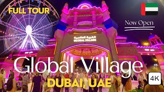 Global Village Dubai Rides Shows Attractions amp More NEW SEASON SPECTACULAR Theme Park Tour 4K [upl. by Hemetaf]