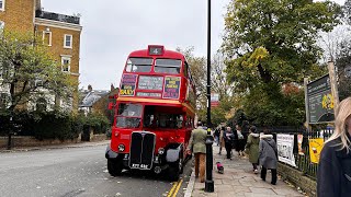 Heritage Running day Full journey on route 4 from Archway to Highbury Barn [upl. by Alohcin]