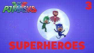 Catboy Owlette and Gekko in Action  PJ Masks  Cartoons for Kids  Animation for Kids [upl. by Siclari431]