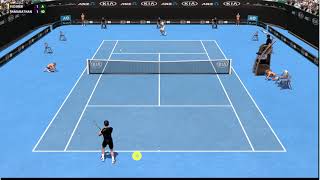 Federer vs Ramanathan Full Ace Tennis Australian Open Melbourne R128 [upl. by Oirazan446]