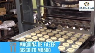 Máquina de Fazer Biscoito MB500  MBraga Máquinas © [upl. by Ilah857]