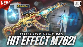 TIME TO LEAVE GLACIER M416😱  NEW ONHIT EFFECT M762 SKIN🔥  PUBG MOBILE  SOLO vs SQUADS [upl. by Aiyt381]