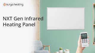 NXT Gen Infrared Heating Panels  Surya Heating [upl. by Ydnor]